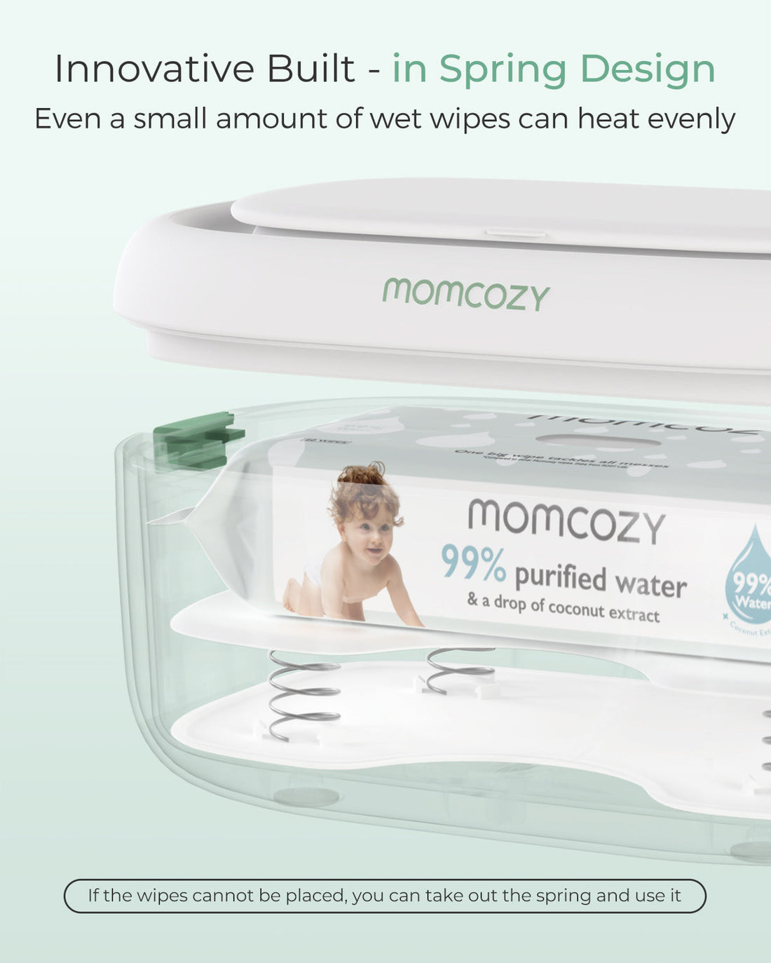 Momcozy Large Capacity Baby Wipe Warmer - image 3