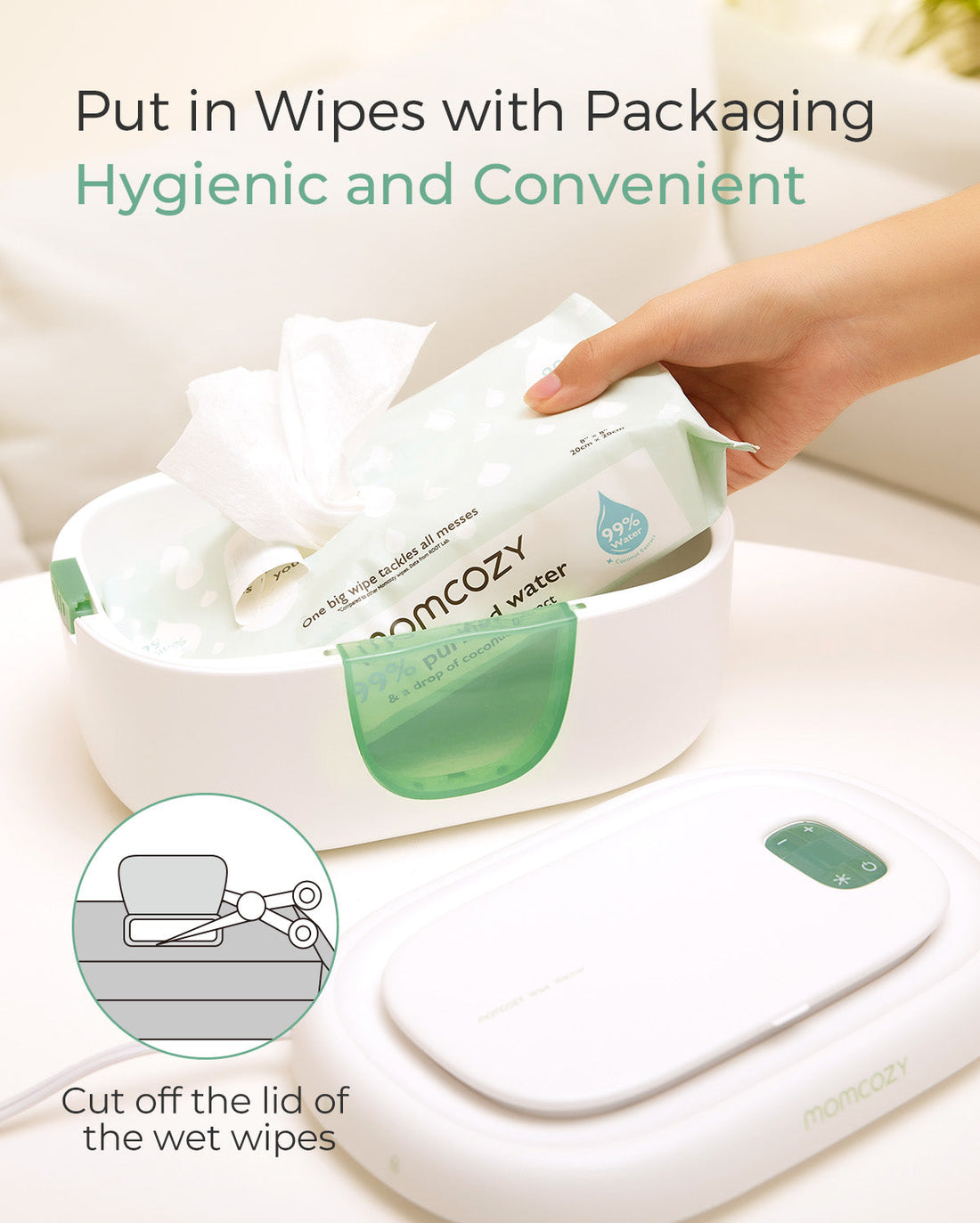 Momcozy Large Capacity Baby Wipe Warmer - image 6
