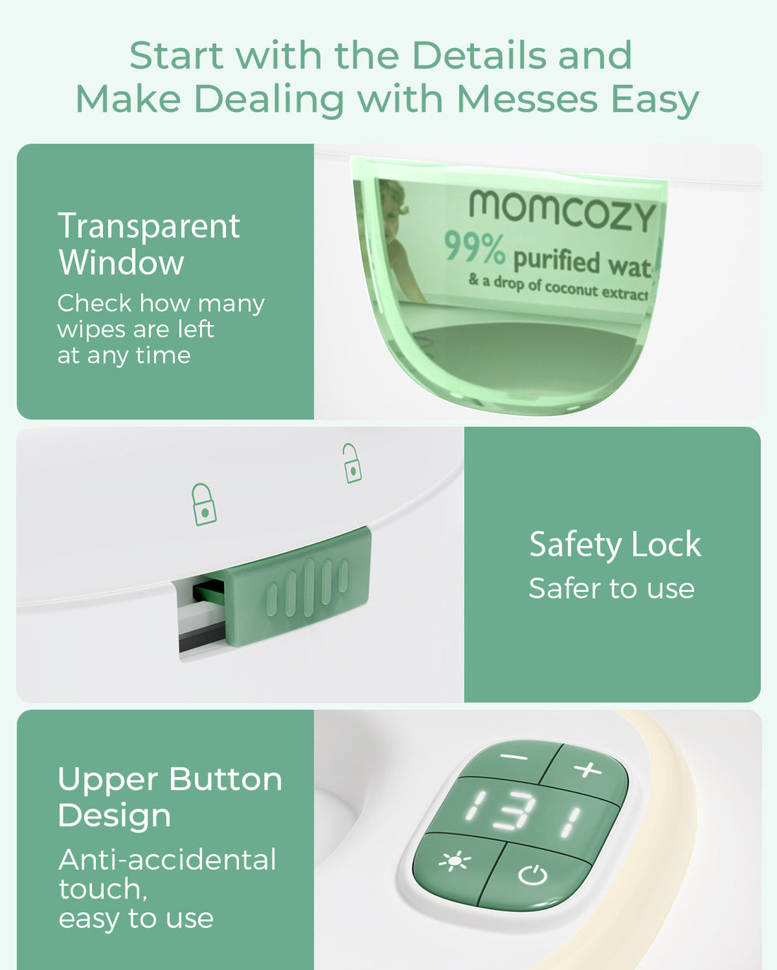 Momcozy Large Capacity Baby Wipe Warmer - image 8