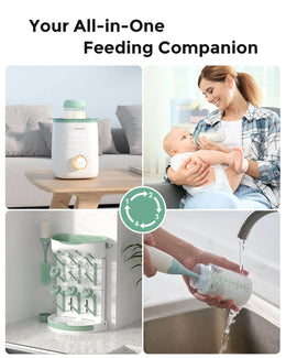Momcozy Natural Baby Bottle Compatible with Momcozy Cooler - 4pc