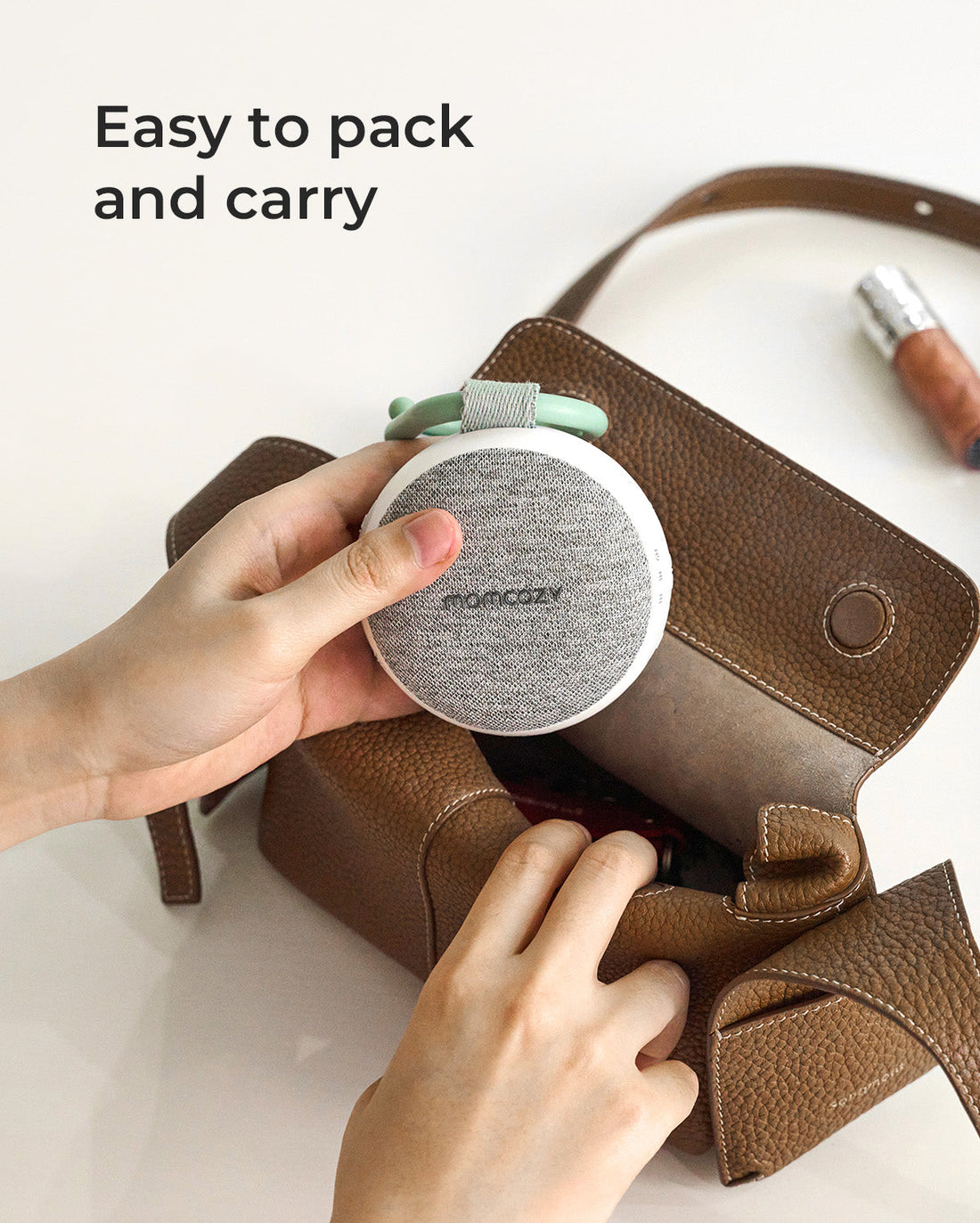 Momcozy Portable Sound Machine - Green & White - image 9