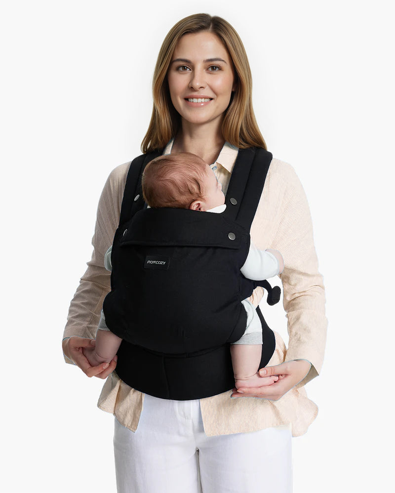 Momcozy PureHug Baby Carrier - Ergonomic Cozy & Lightweight - Black