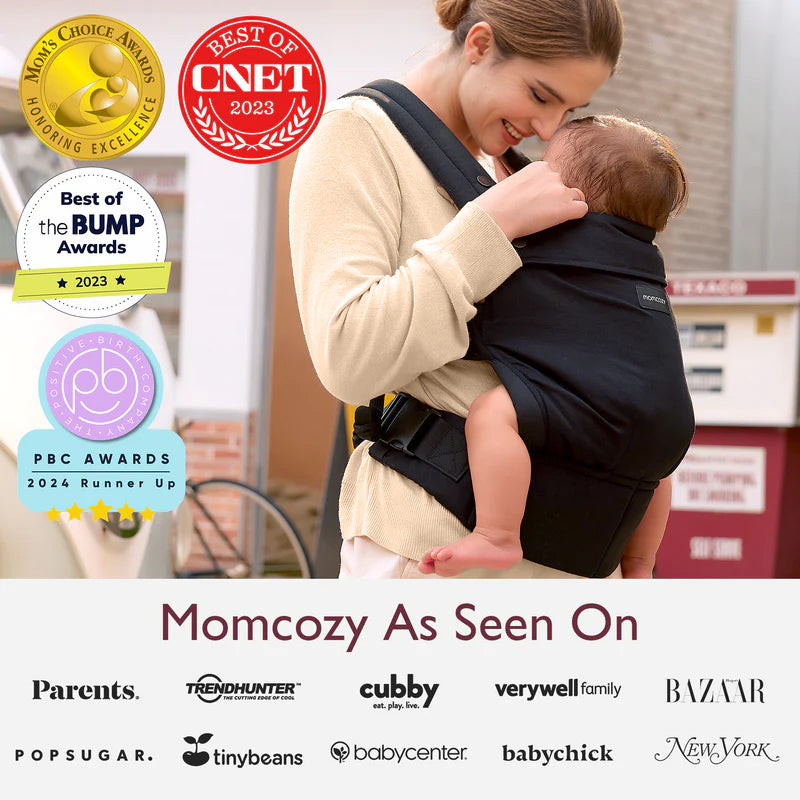 Momcozy PureHug Baby Carrier - Ergonomic Cozy & Lightweight - Black - image 7