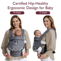 Momcozy PureHug Baby Carrier - Ergonomic Cozy & Lightweight - Black