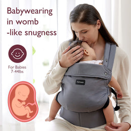 Momcozy PureHug Baby Carrier - Ergonomic Cozy & Lightweight - Black
