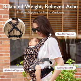 Momcozy PureHug Baby Carrier - Ergonomic Cozy & Lightweight - Black