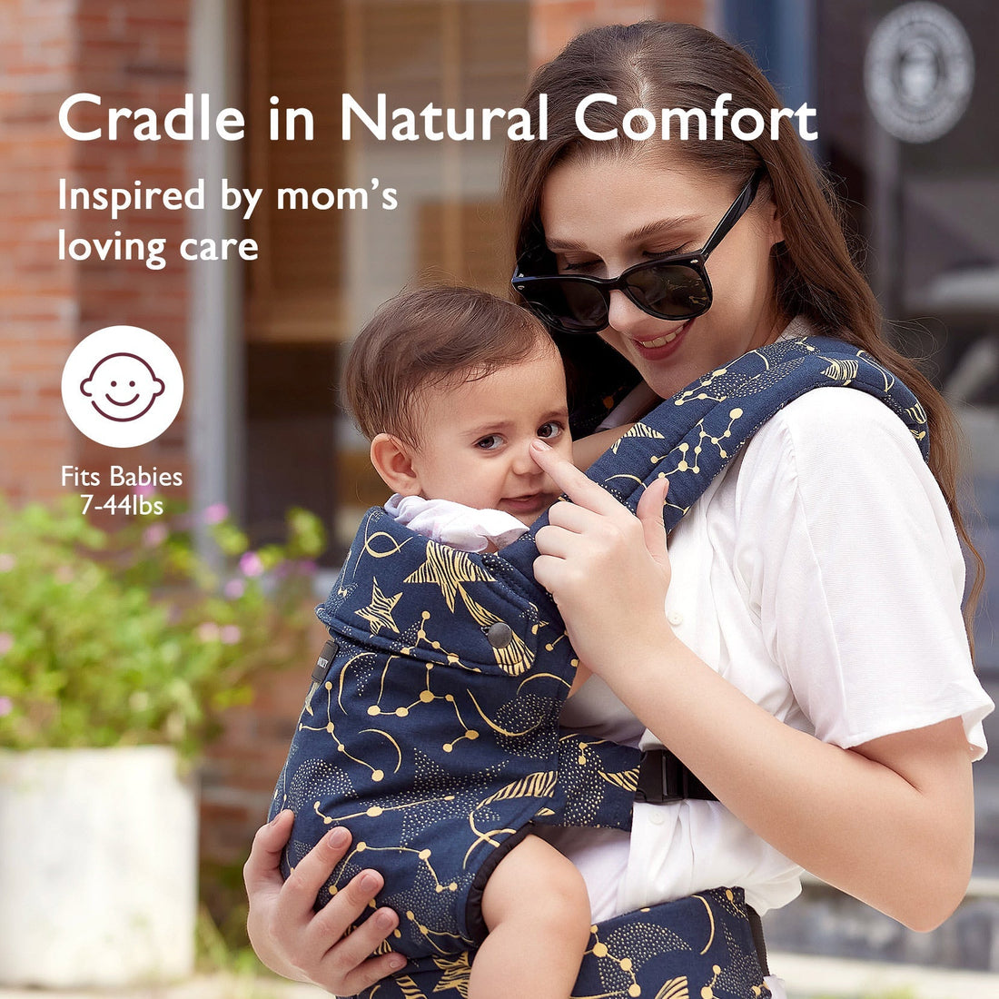 Momcozy PureHug Baby Carrier - Ergonomic Cozy & Lightweight - Black - image 19