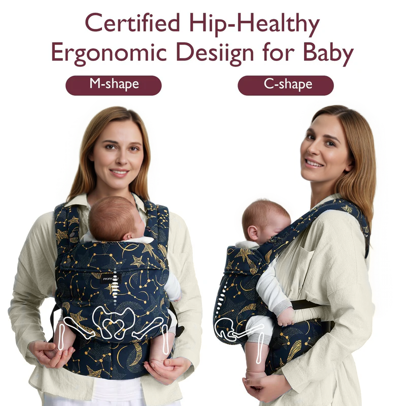 Momcozy PureHug Baby Carrier - Ergonomic Cozy & Lightweight - Black - image 22
