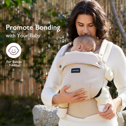Momcozy PureHug Baby Carrier - Ergonomic Cozy & Lightweight - Black