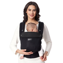 Momcozy PureHug Baby Carrier - Ergonomic Cozy & Lightweight - Black