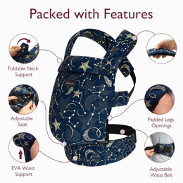 Momcozy PureHug Baby Carrier - Ergonomic Cozy & Lightweight - Black