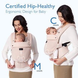 Momcozy PureHug Baby Carrier - Ergonomic Cozy & Lightweight - Black