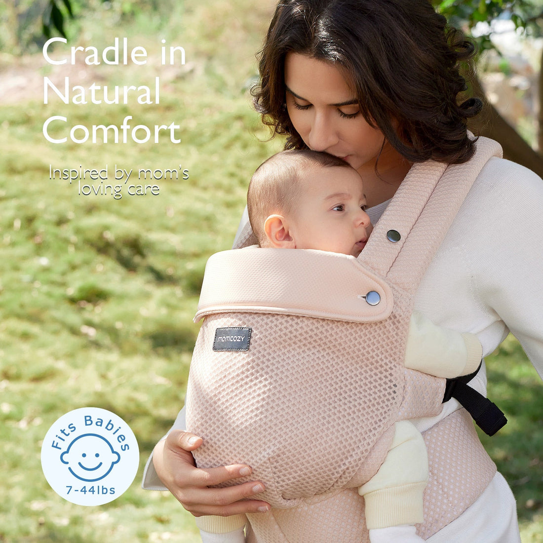 Momcozy PureHug Baby Carrier - Ergonomic Cozy & Lightweight - Black - image 45