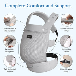 Momcozy PureHug Baby Carrier - Ergonomic Cozy & Lightweight - Black