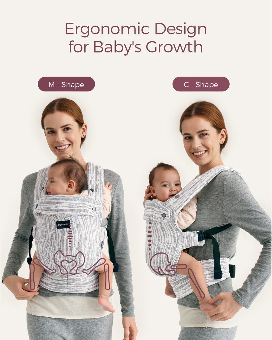 Momcozy PureHug Baby Carrier - Ergonomic Cozy & Lightweight - Black - image 57