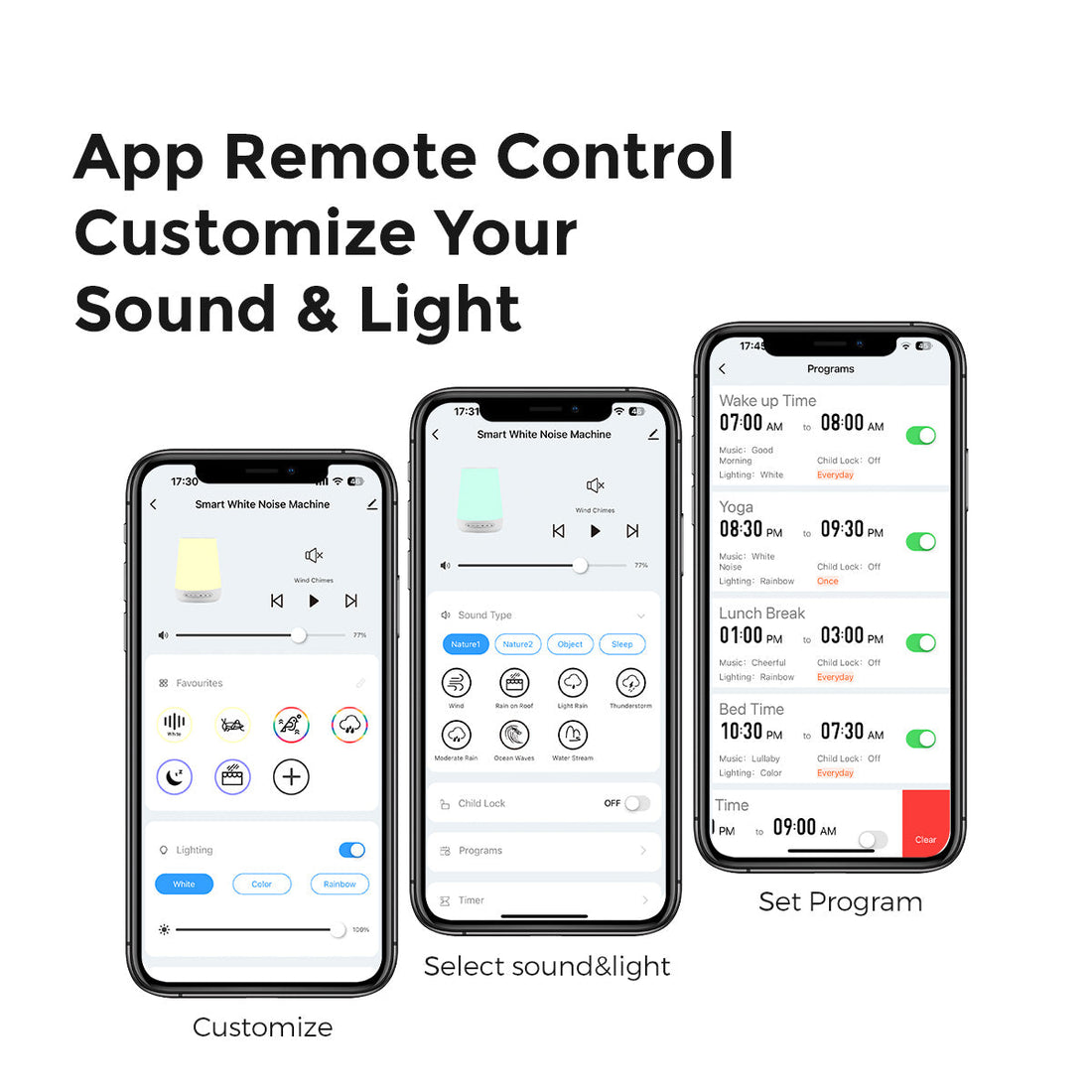 Momcozy Smart Baby Sound Machine - App Remote Control - White - image 5