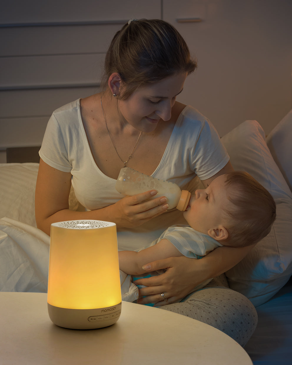 Momcozy Smart Baby Sound Machine - App Remote Control - White - image 10