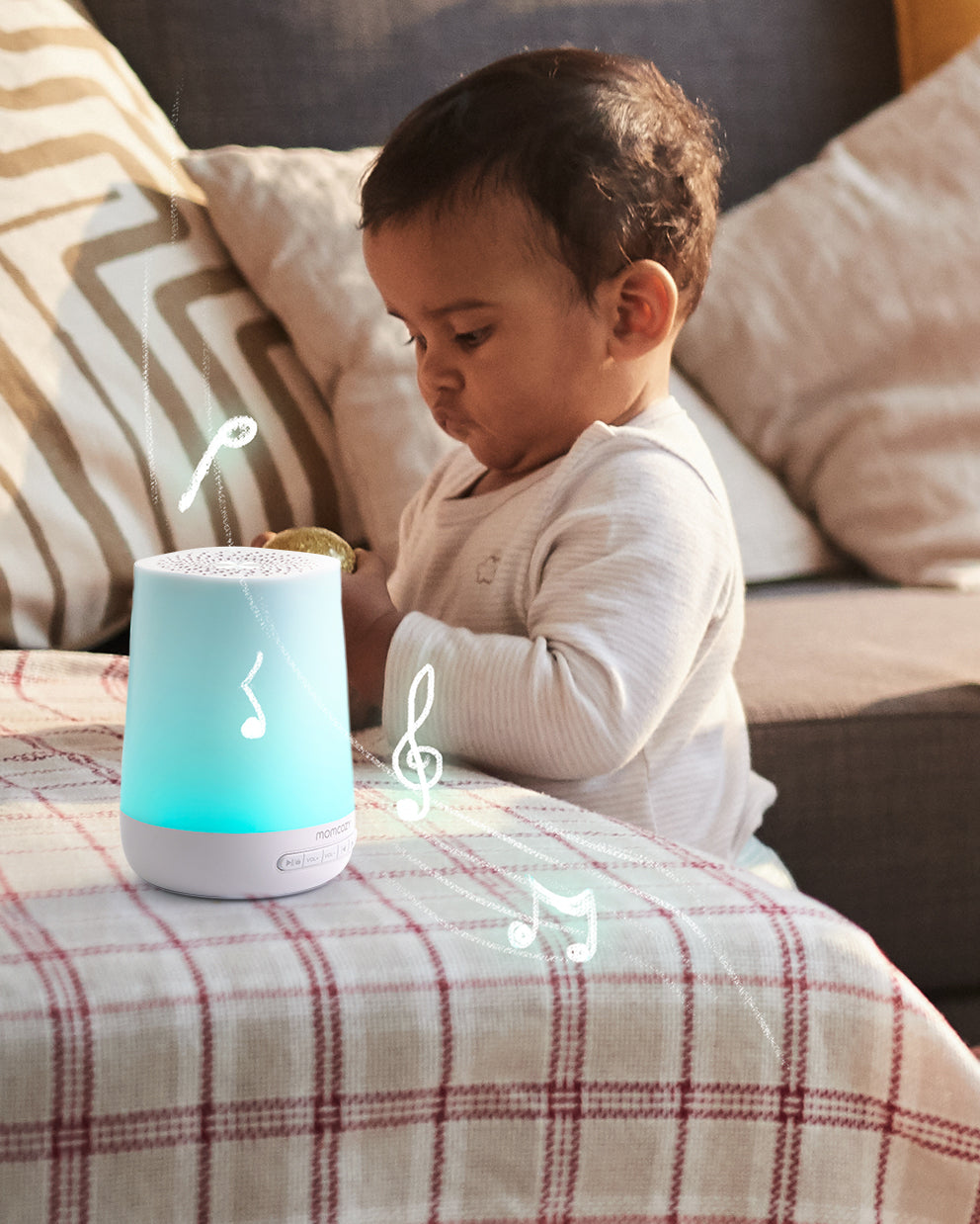 Momcozy Smart Baby Sound Machine - App Remote Control - White - image 14
