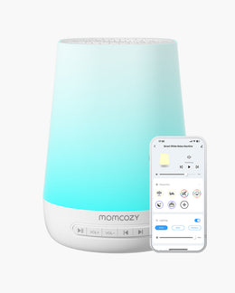 Momcozy Smart Baby Sound Machine - App Remote Control - White