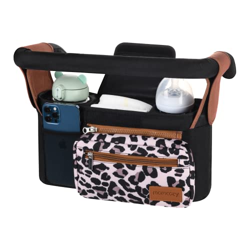 Momcozy Stroller Organizer - All-in-One Cup Holder & Pet Strollers - Black - image 13