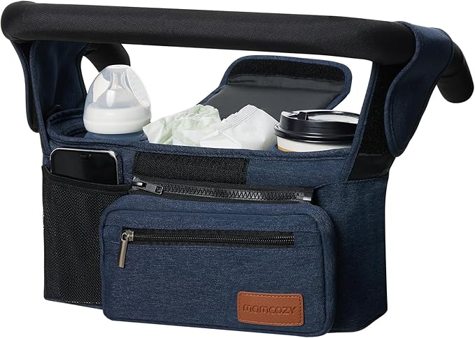 Momcozy Stroller Organizer - All-in-One Cup Holder & Pet Strollers - Black - image 21