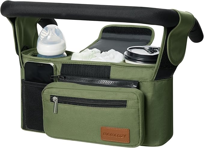 Momcozy Stroller Organizer - All-in-One Cup Holder & Pet Strollers - Black - image 22