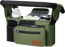 Momcozy Stroller Organizer - All-in-One Cup Holder & Pet Strollers - Black