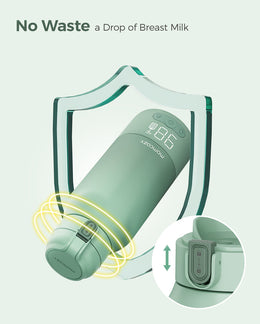 Momcozy Superfast Portable Breast Milk & Water Warmer for Travel - Green