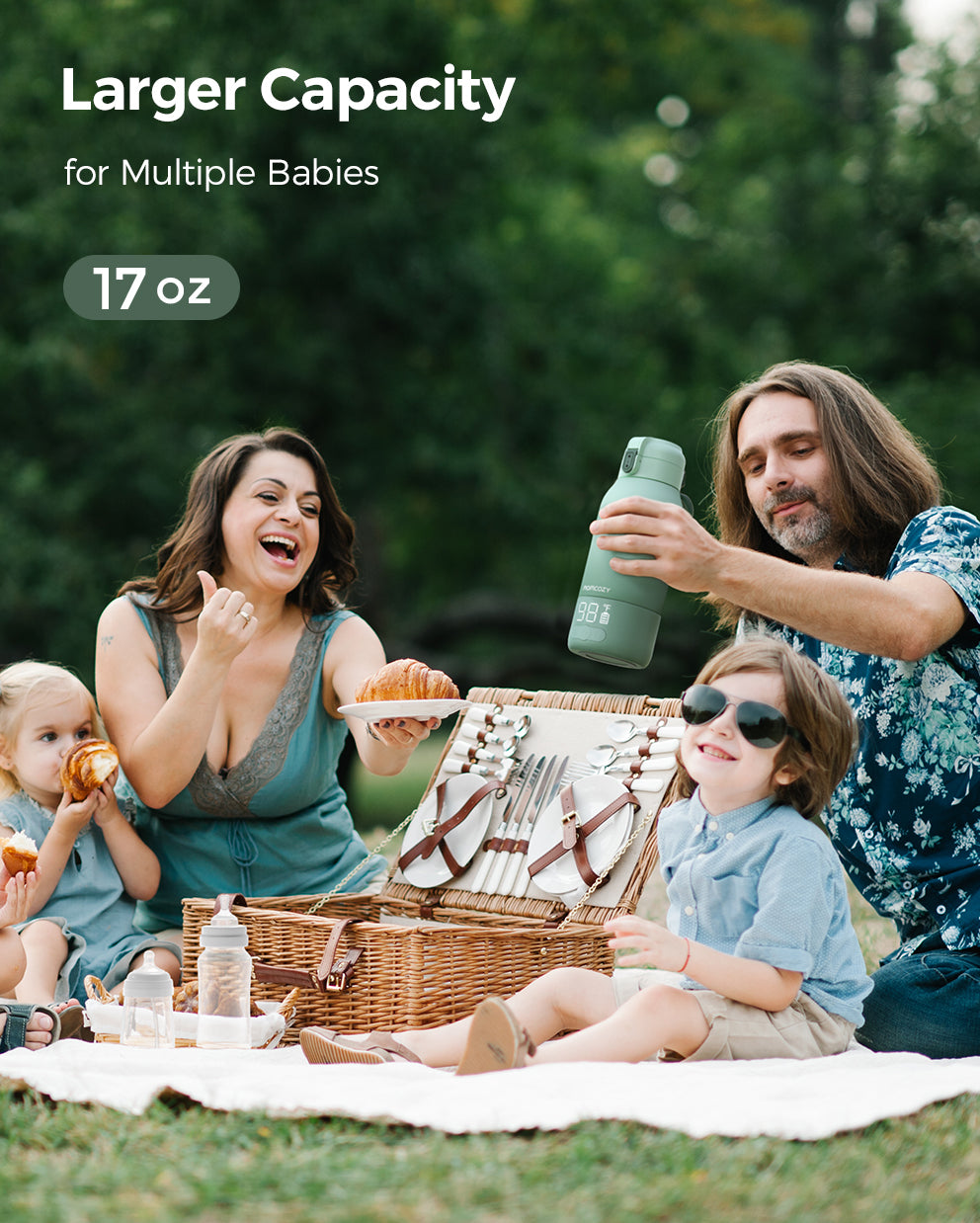 Momcozy Superfast Portable Breast Milk & Water Warmer for Travel - Green - image 9