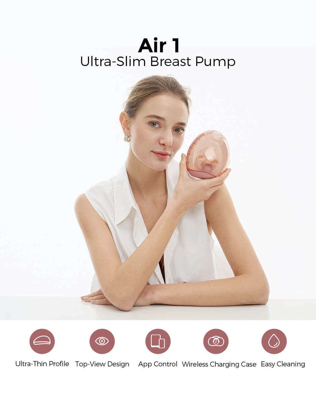 Momcozy Ultra-Slim Breast Pump - Air 1 - image 2