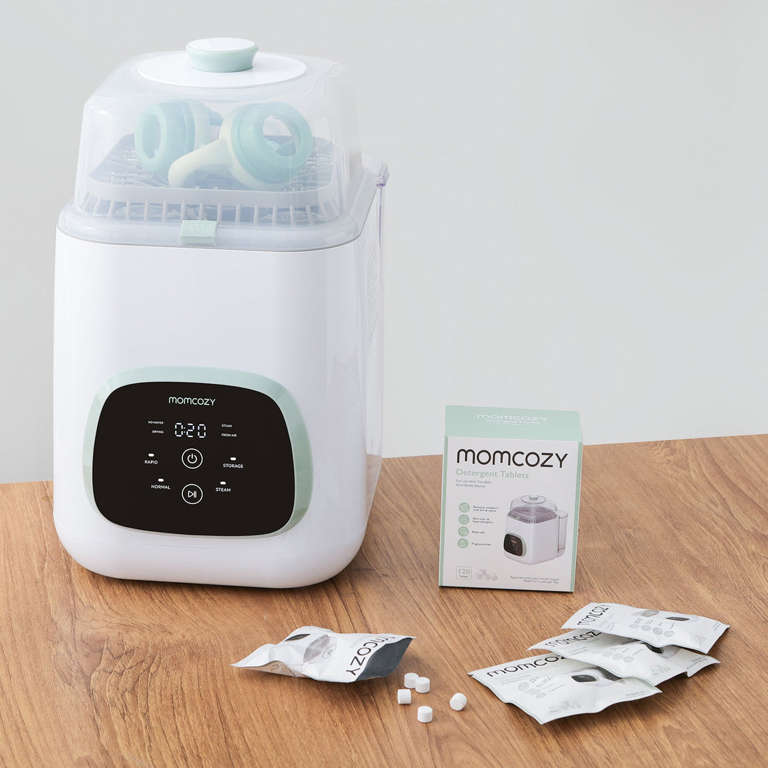 Momcozy Washing Block for KleanPal Pro Bottle Washer - 120 Tablets - image 6