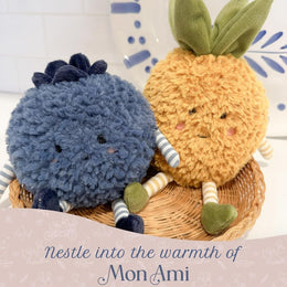 Mon Ami Foodie Friends Blueberry - Blue
