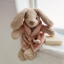 Mon Ami Harlow Bathtime Bunny - Pink