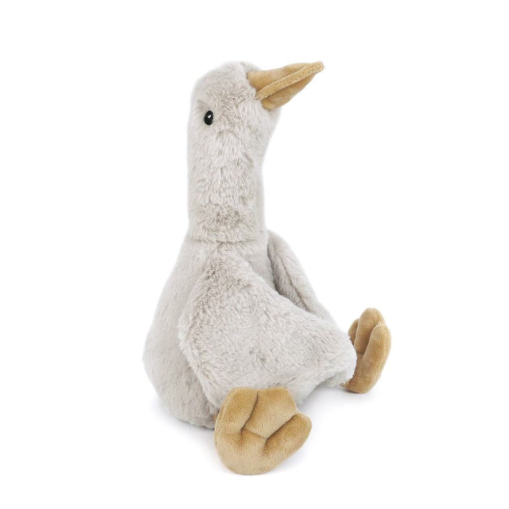MON AMI Mon Ami Countryside Pru Goose - Small - Gray webbed feet with stitched toes in upright sitting pose img 1/7