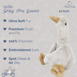 Mon Ami Countryside Pru Goose - Small - Gray