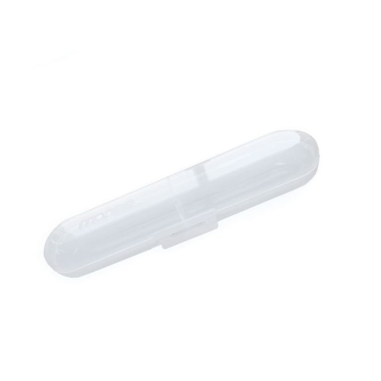 MONEE baby spoon case, clear plastic travel case for feeding on the go
