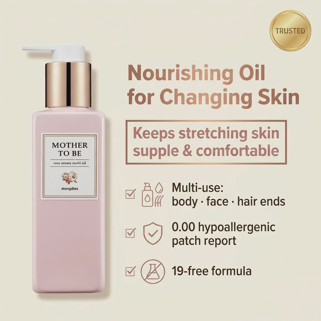 Mongdies Mother To Be Rose Aroma Multi Oil benefits overview
