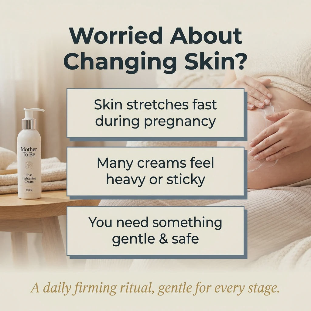 Mongdies Mother To Be Rose Tightening Cream for changing skin