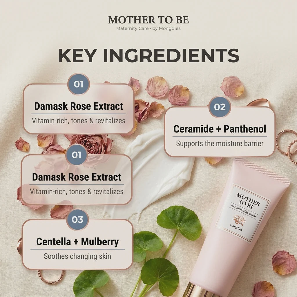 Mongdies Mother To Be Rose Tightening Cream key ingredients