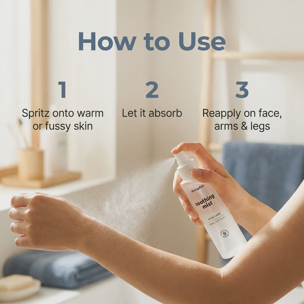 How to use Mongdies Soothing Mist