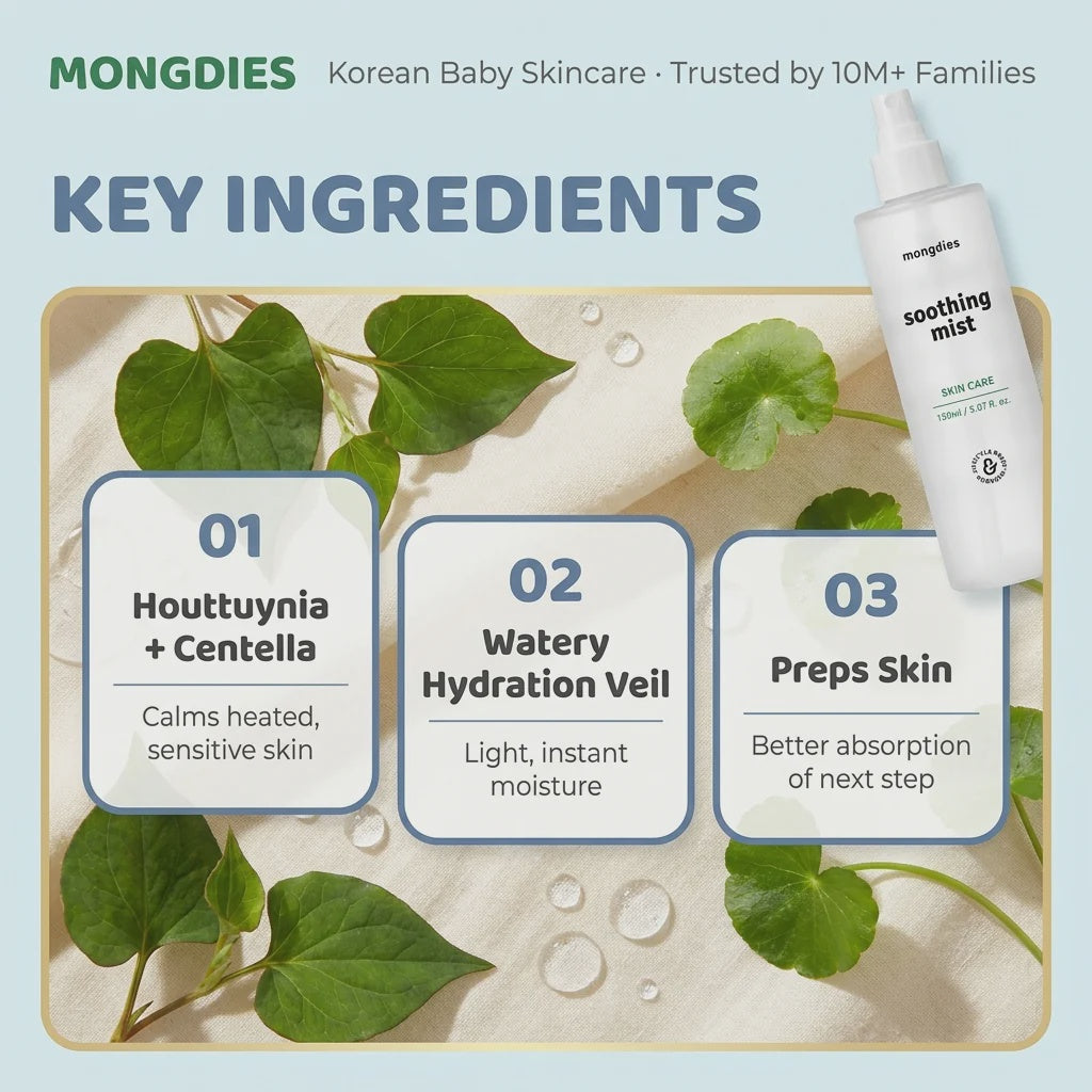 Mongdies Soothing Mist key ingredients