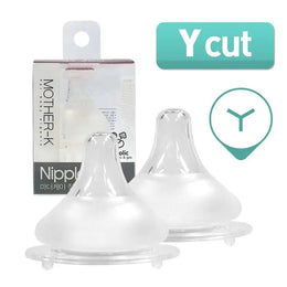 Mother K Nipple For Feeding Bottle 2P