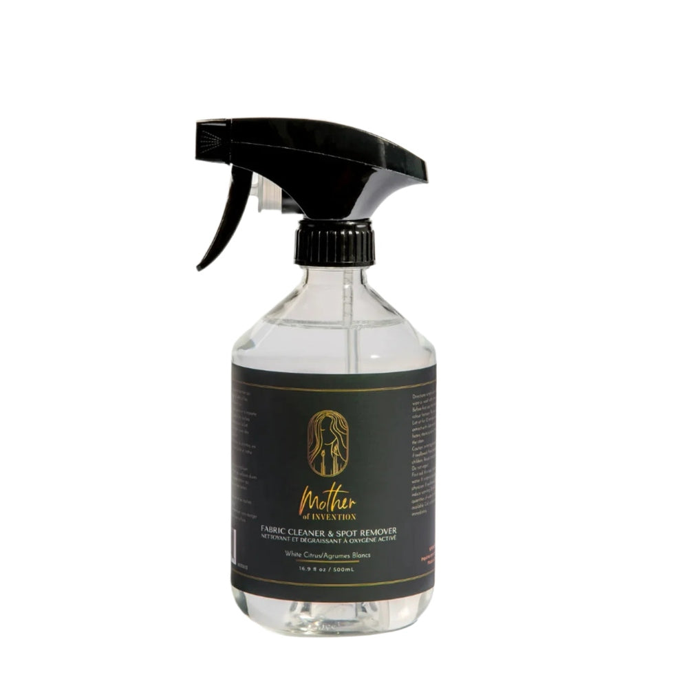 Fabric cleaner and stain remover spray by Mother of Invention, 500 ml black label bottle