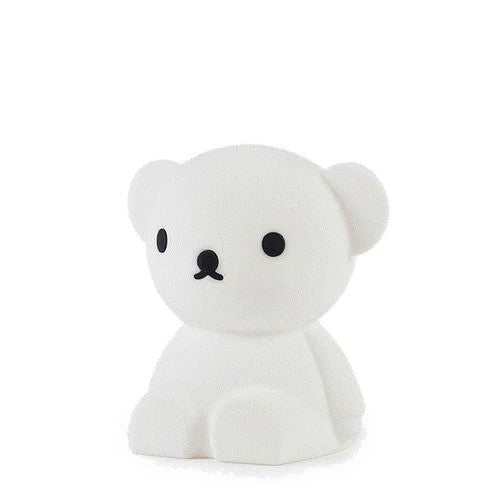 Mr Maria Boris bear night light, white cozy ambient figurine for calming decor