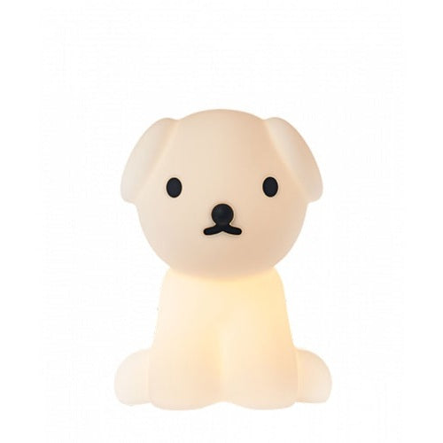MR MARIA First Light Snuffy night light, cream dog figure emitting a warm glow