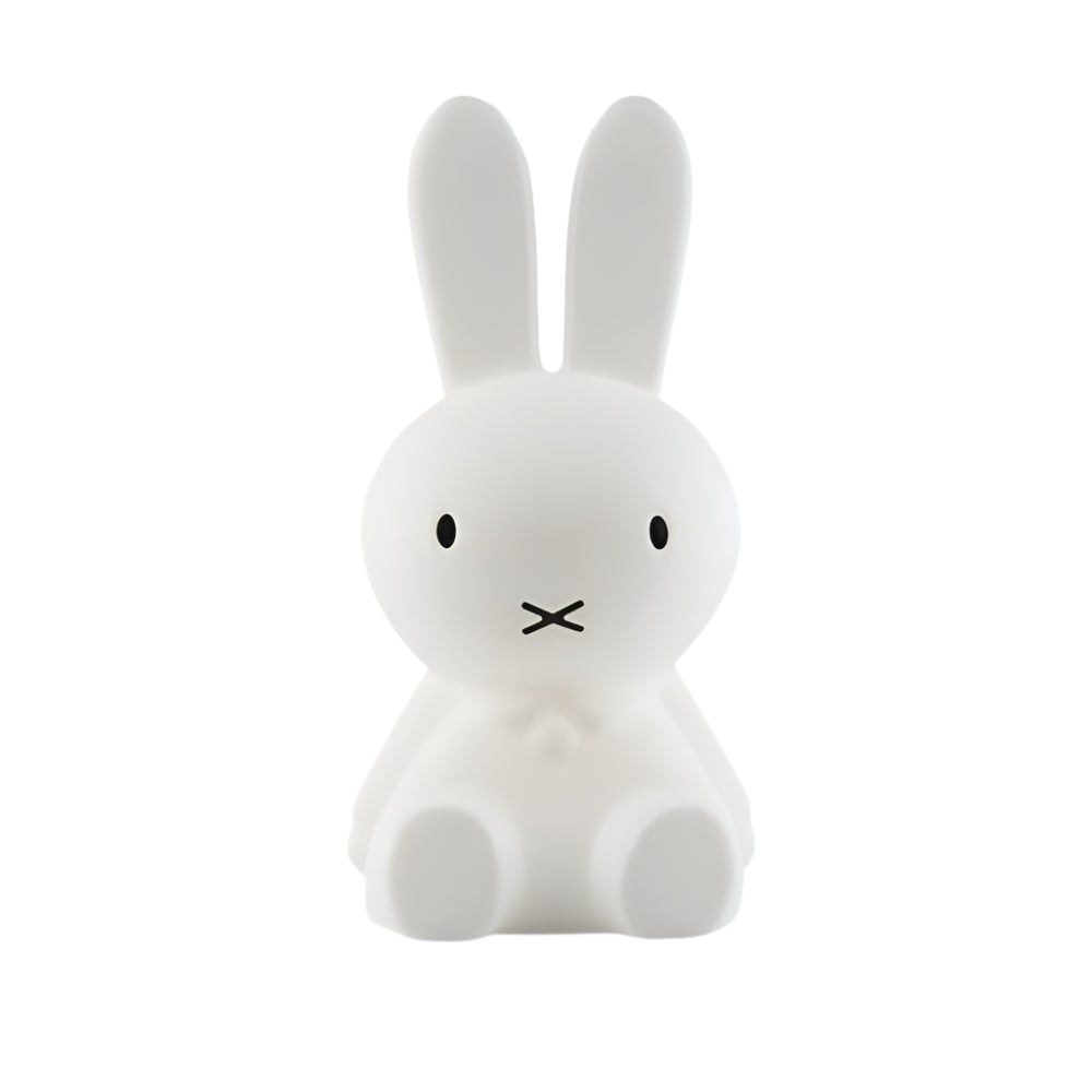 Mr Maria Star Light Miffy bunny night light, white ceramic with simple black eyes