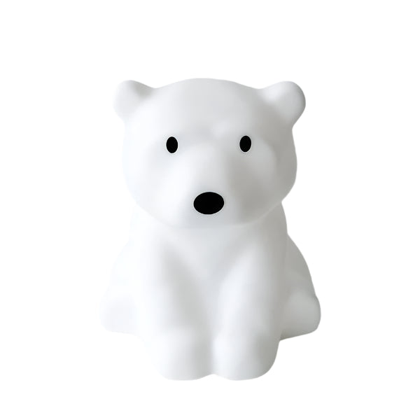 Mr Maria Nanuk polar bear table lamp, white ceramic ambient light