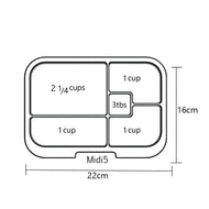 Munchbox Midi 5 Artwork Tray (Pastel)