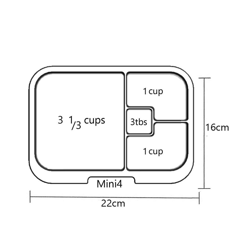 Munchbox Mini 4 Artwork Tray
