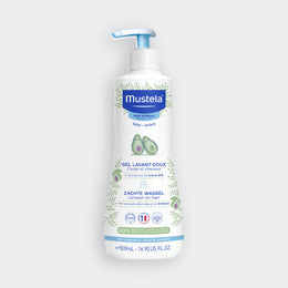 Mustela Gentle Baby Wash Gel with Organic Avocado 500 mL